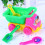 4Pcs Brinquedo Plástico Carro Praia Caminhão Resistente Queda 11