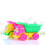 4Pcs Brinquedo Plástico Carro Praia Caminhão Resistente Queda 7