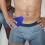 4Pcs Men’s Bulge Cups Underwear Pads Soft Polyester Material 4