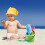 1 Conjunto 7 Peças Praia Crianças 8