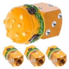 4 Stuks Ventieldoppen Hamburger Voor Weg En Mountainbike