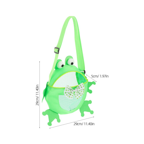 Bolsa De Praia Infantil De Rã Com Alças Ajustáveis 1