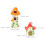 24 Pcs Miniatura De Casa Com De Telha Para 10