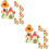 24 Pcs Miniatura De Casa Com De Telha Para 8