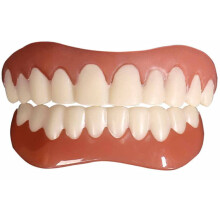 Diy Dentures: Smile Enhancement With Custom Fit, Temporary Replacement Using Boil-And-Bite Technique, Confidence Boost At Home - Natural Color