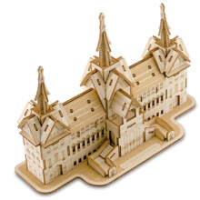 3D Drewniany W Stylu Tajlandzkim Puzzle Edukacyjne