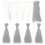5 Unidades Perucas De Cabelo Para Bonecas Artesanato 5