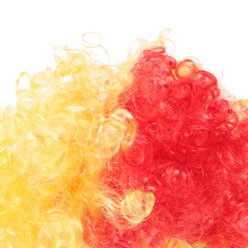 Cabelo Resistente Desgaste Palhaço Carnaval Peruca País 1