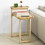 SoBuy telefonbord, sofa sidebord i sort 9