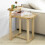 SoBuy telefonbord, sofa sidebord i sort 2