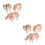 6 Unidades Kit -Cabeça Animal 3D Educativos 4