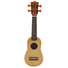 16 Zoll Ukulele aus massivem Fichtenholz,