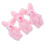 3 Pièces Statue De Miniature En Peluche Pour Micro Paysagisme 3