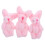 3 Pièces Statue De Miniature En Peluche Pour Micro Paysagisme 9