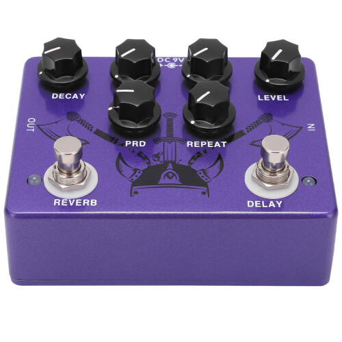 Gitarreneffektpedal Reverb Digital Delay 2 in 1 2