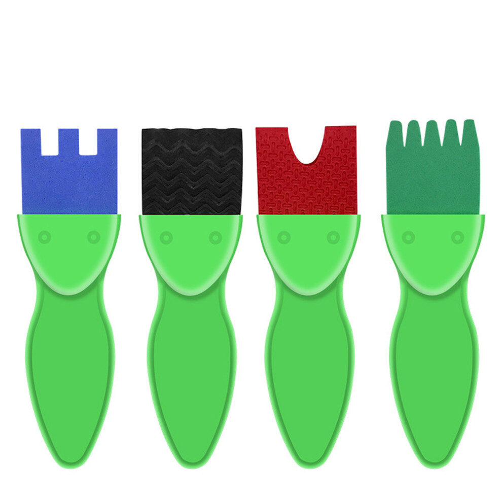 27 Sztuk PęDzle Do Malarstwa Dzieci Z GąBki Zestaw Z PieczęCią-image