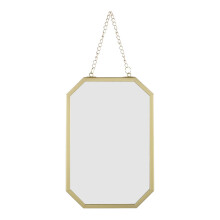 Round Hanging Mirror with Gold Frame Wall Mirror for Bathroom Bedroom Vanity Living Room Entryway Sturdy and Lightweight Easy to Install Modern Design