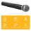 1 Simulado Plástico Mic Falso Brinquedo (Preto) 9