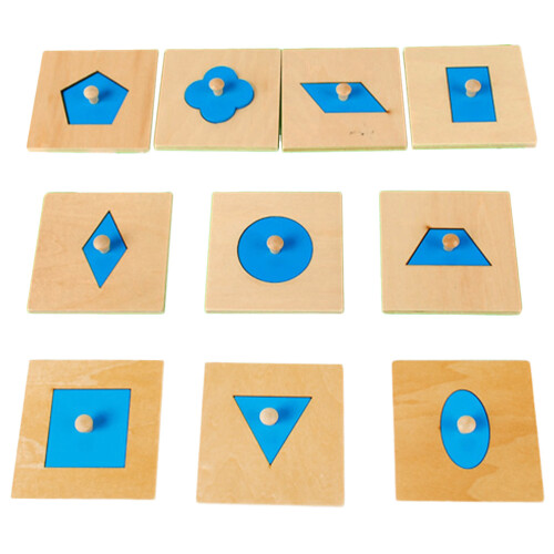 20 Unidades Matemáticos Montessori Geométricas