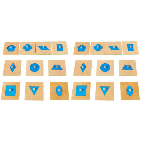 20 Unidades Matemáticos Montessori Geométricas 1