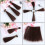 6 Unidades Perucas De Cabelo Resistente Ao Calor Para 10