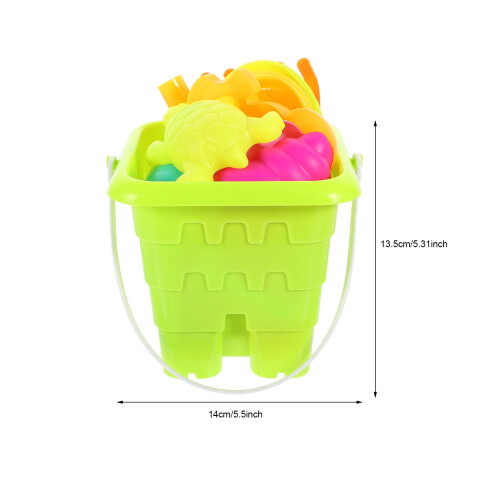 Conjunto De Para Praia Infantil Com Ferramentas Escavação 1
