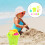 Conjunto De Para Praia Infantil Com Ferramentas Escavação 5