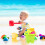 Conjunto De Para Praia Infantil Com Ferramentas Escavação 11