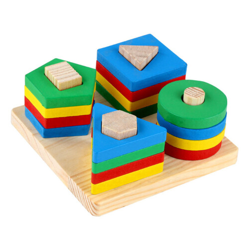 Conjunto De Blocos Geométricos Para Crianças 2