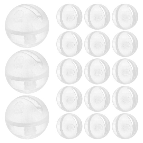 60 Pièces Boîte À Secouer Transparente Avec Squeakers
