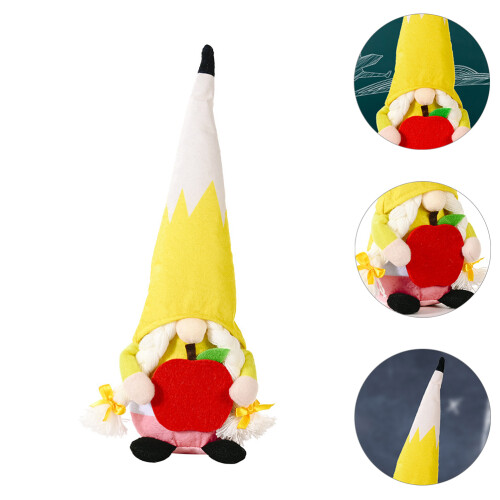 Às Aulas Gnome De Pelúcia Para Escrivaninha 1