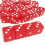1 Couro Pu com Vermelhos Transparentes 3