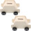 2Pcs DIY Branca Carro Para Crianças 8