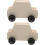 2Pcs DIY Branca Carro Para Crianças 4