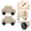 2Pcs DIY Branca Carro Para Crianças 5