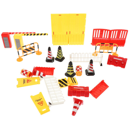 5 Ensembles De Petits Panneaux Barricade Et Pour Enfants
