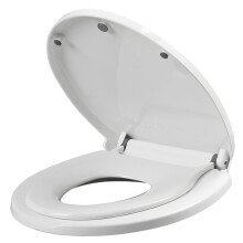 Family Toilet Seat 2In1 With Removable BuiltIn Child Seat VShape Universal Fit SoftClose For Toddlers and Adults Ref: 5092