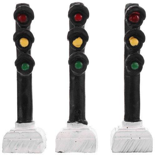 3Pcs Mini Sinal De Decoração Crianças Trânsito