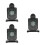 3Pcs Alvo Eletrônico Para Treino De Tiro Com 9