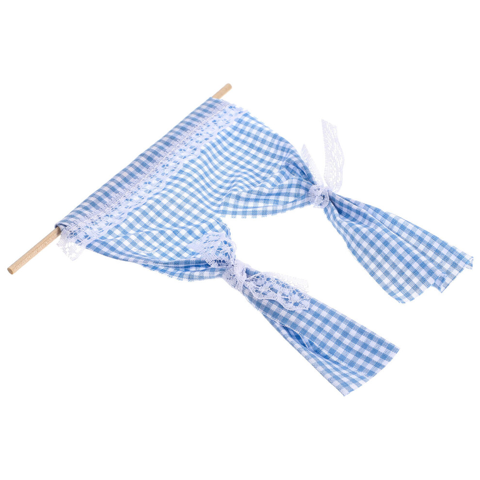 4 Sztuki Miniatury Domu ZasłOny Koronkowe MałY Akcesoria-image