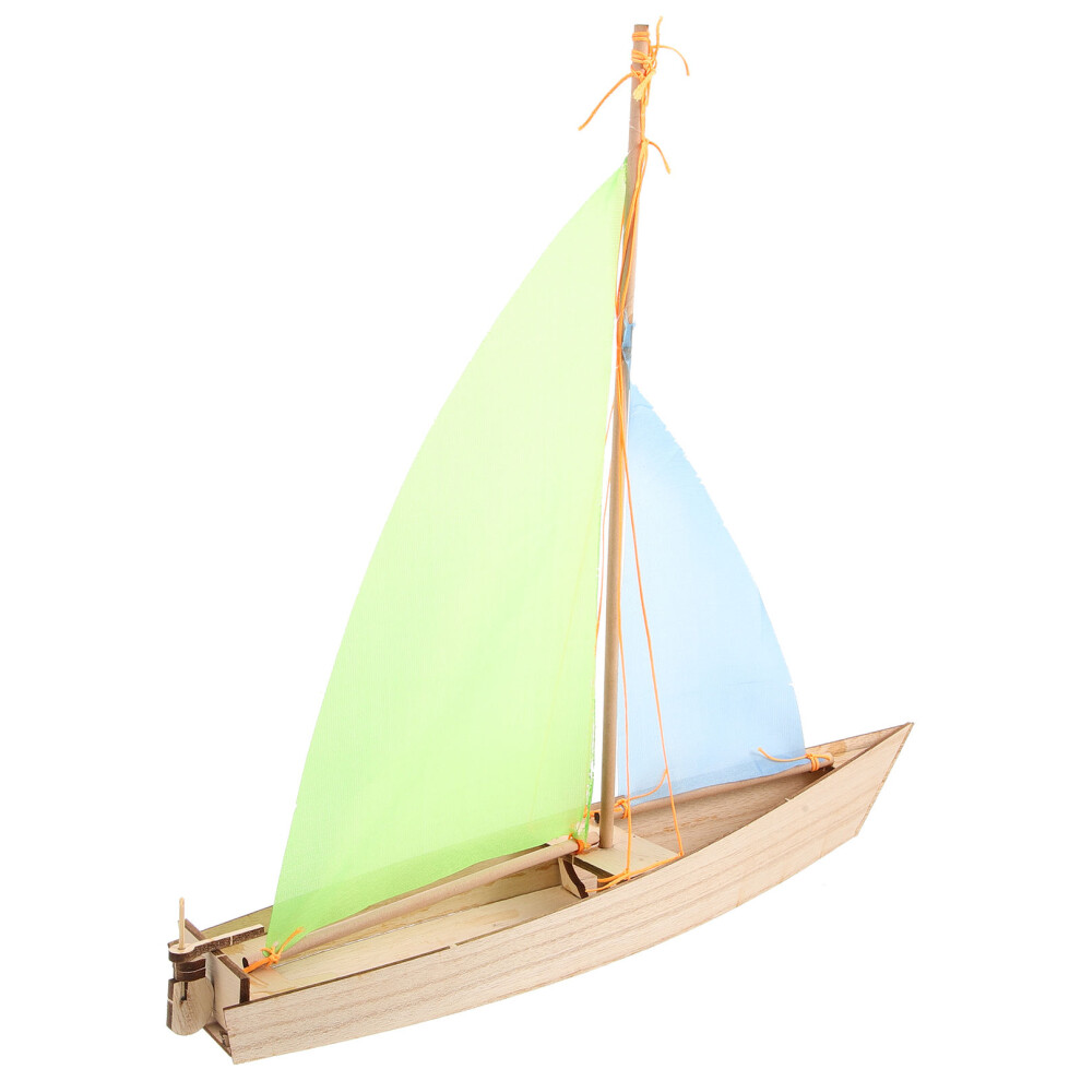 7 Sztuk Drewnianych ŻAglóWek Zabawki Do MontażU I SkłAdania-image