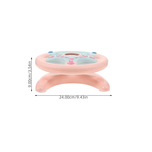 Volante De Carro De Brinquedo Simulado Infantil 1