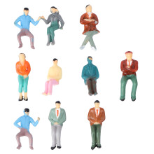 10 Unidades Decorativa Mini Personagem Simulado
