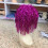 Glittering Foil Wig Perucas De Metálicas Para 4
