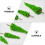 36 Unidades Mini Planta Artificial Para Árvore E (Verde) 8