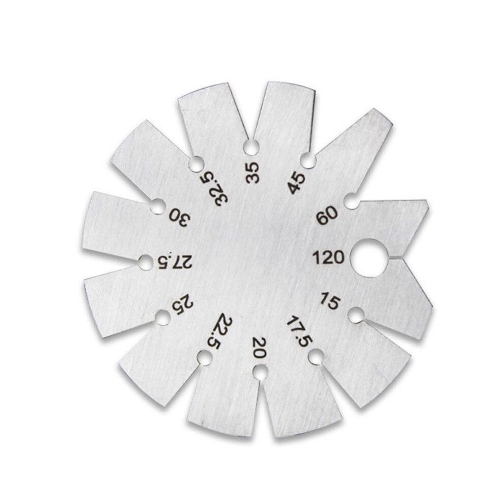 Angles Gauge For Metalworking, Screw Thread Gauge, Portable Stainless Steel Cutting Gage, Measurement Instrument 9339159548547
