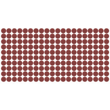 200Pcs Disc Rot Schleifpapier 1in 25mm Zurück