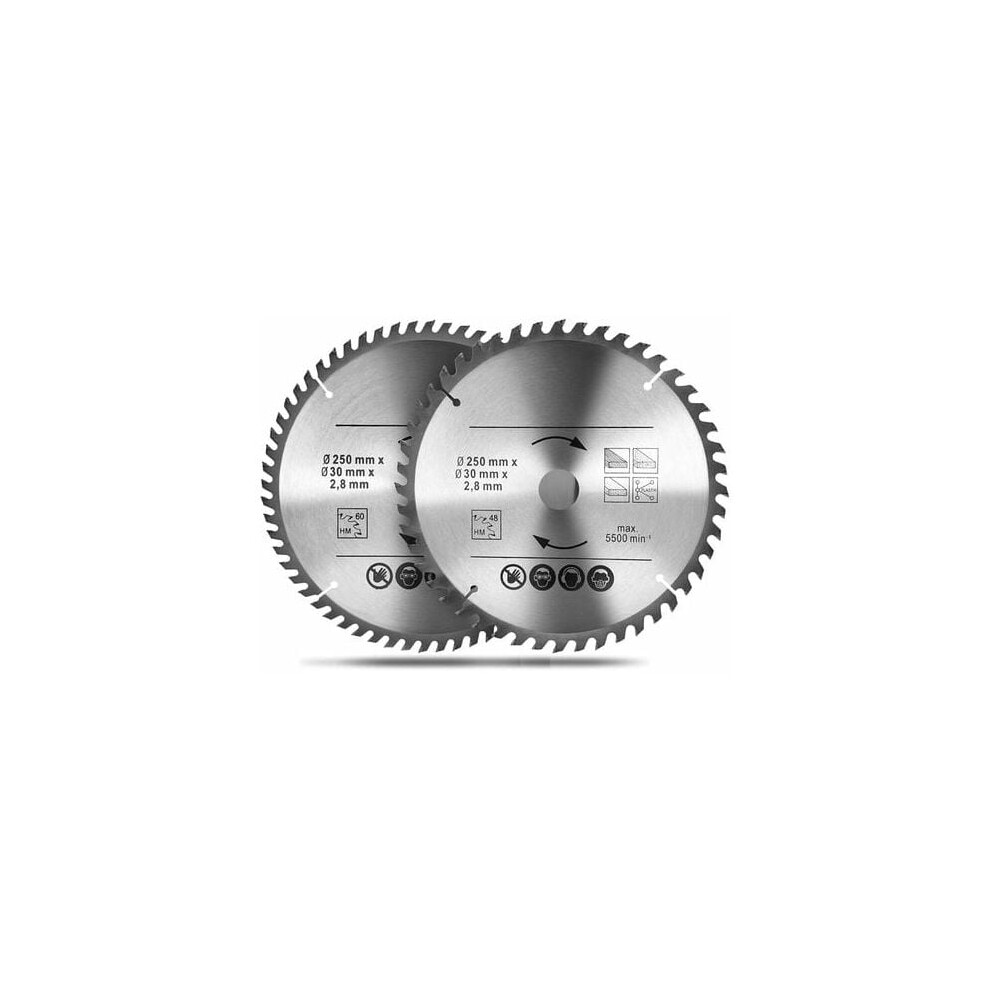 Power Tool Blade Set, Thin Kerf Smooth Cutting Circular Saw Blades For Fast, Efficient Woodworking Tasks 9135470728367
