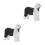 2 Unidades Cachorro Mini Brinquedo 10