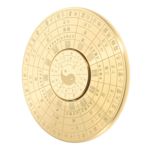 Mini Chinoise En Laiton Design Bagua